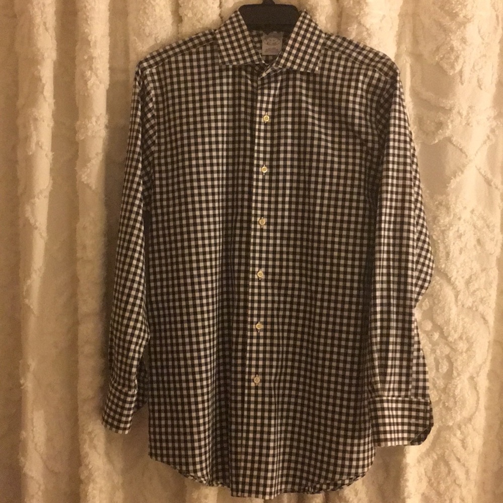 Brooks Brothers Spread Collar Gingham shirt, 15-32